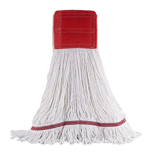 Image of Matthew Cleaning Microfiber String Mop Heavy Duty Commercial Wet Mop Head Replacement,Excellent Absorbency,Premium Launderability,Reusable for Home,Commercial and Industrial Use(White,3Pack)