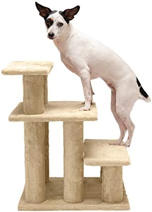 Furhaven Steady Paws Multi-Step Pet Stairs for High Beds & Sofas ...