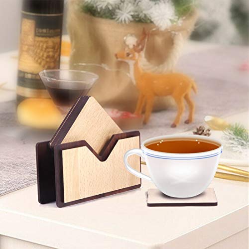 Kiyan Enterprise Tableware Accessories I Tea Coaster Hot Glass Mug Jar Table Top Coaster for Dining Table I Tea Coaster for Home (Set of 6) (T7711)