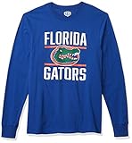 OTS NCAA Florida Gators Men's Rival Long Sleeve Tee, Double Bar, Large