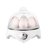 SimpleTaste Cuiseur œufs Coquetier Moderne Blanc Vaporisateur d’Oeuf Comprend Jusqu’à 7 oeufs