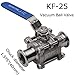 High Vacuum Quick Ball Valve KF-25 Stainless Steel Clamp With Lock Vacuum Ball Valve