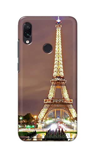 Image of PRINTFIDAA Lovers Famous Place Eiffel Tower in Paris Printed Designer Hard Case for Redmi Note 7 / Redmi Note 7 Pro /Redmi Note 7S Back Cover -(e) RPM1009