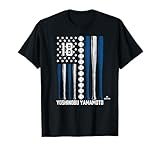 Baseball American Flag Yoshinobu Yamamoto Los Angeles T-Shirt