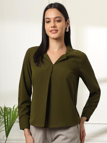 Image of Women's Regular Fit Cotton Blend Shirts