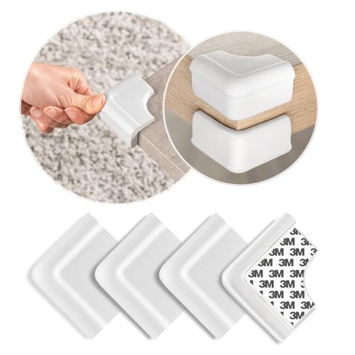 Reer Eckenschutz soft, 4 Stück, bissfest, schadstoffgeprüft, weiß