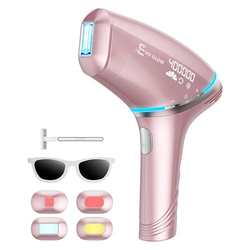 IPL Laser Hair Removal Device for Women & Men, Nex-Gen At Home Laser Hair Removal with 45°F Dual Sapphire Ice Cooling for Painless & Long Lasting Results, Full Body Lazer Hair Removal for Women