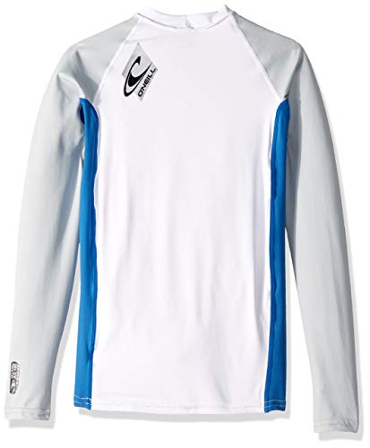Image of O'Neill Youth Premium Skins Long Sleeve Rashguard, UPF 50+ Sun and Rash Protection, Buttery Soft Tight Fit