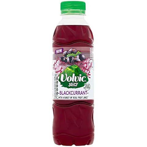 Volvic Juicy Water 500ml, BLACKCURRANT, 6000 millilitre, (Pack of 12) Cover