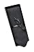 Oxford Collection Corbata de hombre Negro de Punto - 100% Seda -...