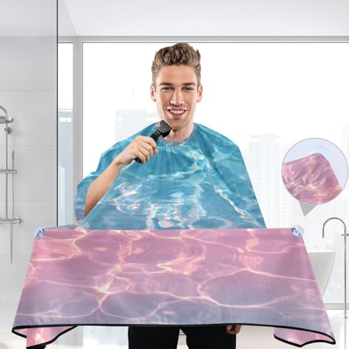 Capa de barbería impermeable para corte de pelo 55 x 65 pulg miniatura 7