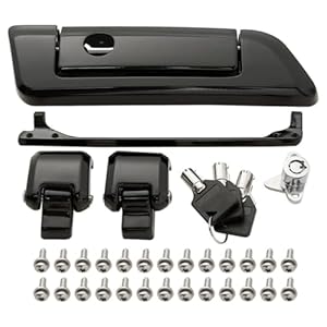 Qyydscar Black Pack Trunk Lids Latches Fits Tour Pak Davidson 1 41wucyehswl. sl500 . ss300