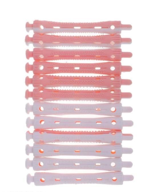 Hair Perm Rods Set, Curling Wave Rollers, 12 Pieces with Clips|Hair Perm Rods Set, Curling Wave Rollers, 12 Pieces with Clips|BH-E379