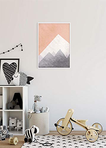 Komar Wall Picture, Orange, White, Grey, 40 x 50 cm - Image 4