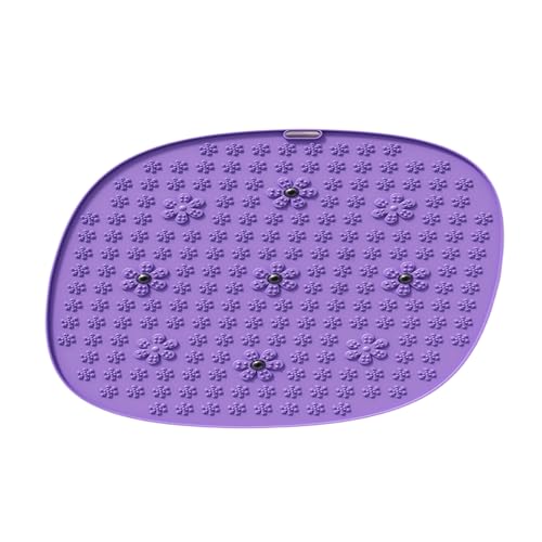 Djowyh Alfombrilla De Presión Para Los Pies - Masajeador De Pies | Textura De Pétalos Relajante Muscular Antifatiga Antideslizante Ergonómica Para Gimnasio Viajes Cuidado De Tercera Edad