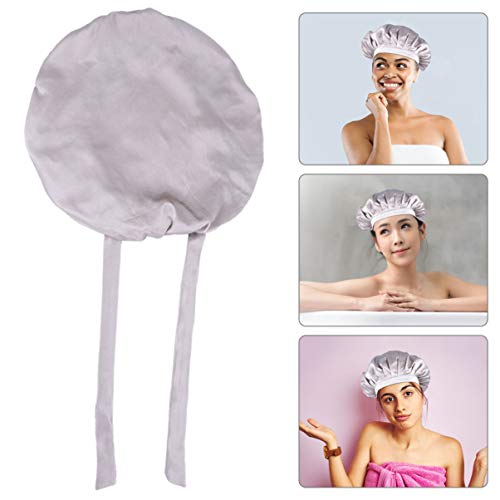 HEALLILY Touca de Cetim Touca de Dormir Larga Faixa de Cabelo Elástico Chapéu Noite Capa de Dormir p