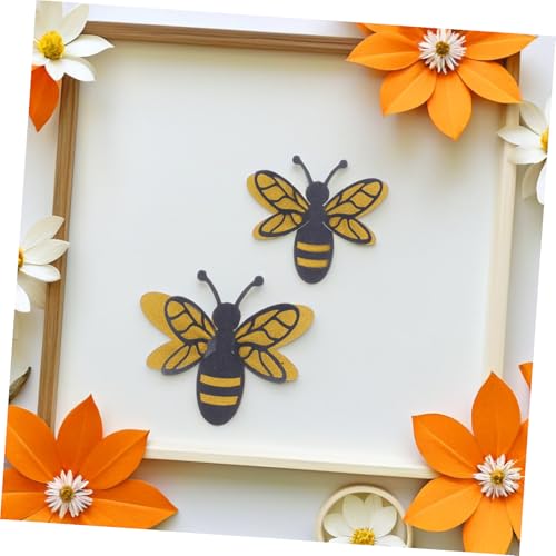 Vinilos decorativos 3D abejas removibles Veemoon, set de 12 miniatura 5