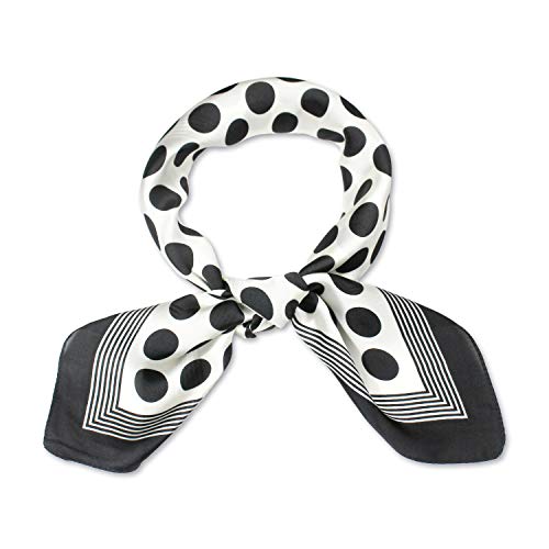 QYX Sciarpe di Seta per Donna Bandana di Seta