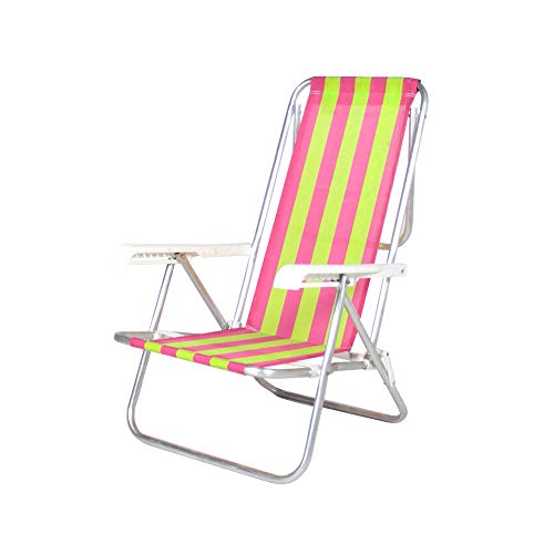 CADEIRA RECLINÁVEL 8 POSIÇÕES - ALUMÍNIO