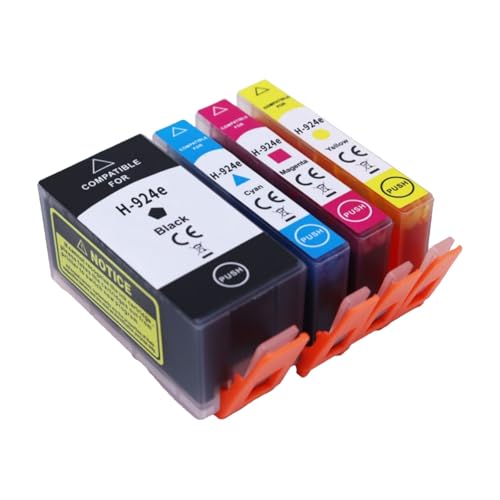 Cartouche d'encre 924 cyan pour les documents professionnels importants