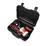 SEAFLO 04 Series 12 GPM RV Macerator Pump Kit – IP67 Waterproof Sealed Box – Direct Connect to Waste Outlet – Fresh Water Rinse – Marine RV Septic Station – 4-Year Warranty!