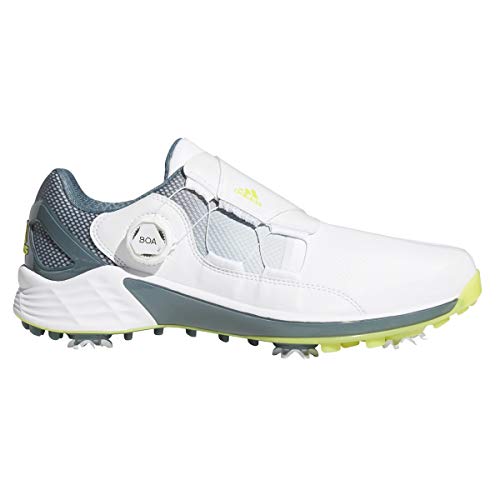 [アディダスゴルフ] ゴルフシューズ ゼッドジー21 ボア メンズ フットウェアホワイト/アシッド イエロー/ブルーオキサイド 27.5 cm