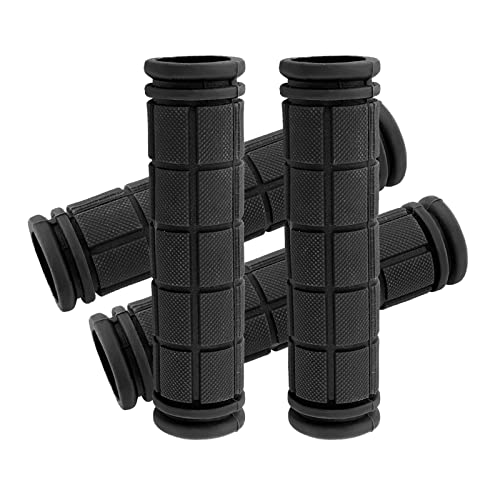 Bokwin 8 Pcs Rubber Handlebar Grips Replacement Bike Handlebar Grips Kids,Non-Slip Bike Grips For Scooter Mountain Bicycle Mtb Bmx Tricycle(Black) #TOP1