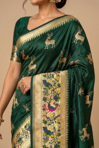 OWLSKY, SASSY & STYLO paithani silk saree in soft silk – image 6