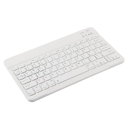 Clavier Bluetooth étanche et étui rose pour travailler au café sur tablette
