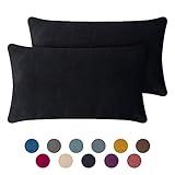 DETAILS > Super angenehmer und weicher Samt-Bezug. Die Kissenfüllung besteht aus sehr weichen Polyester Flocken in einer Hülle. Die Größen sind wählbar.