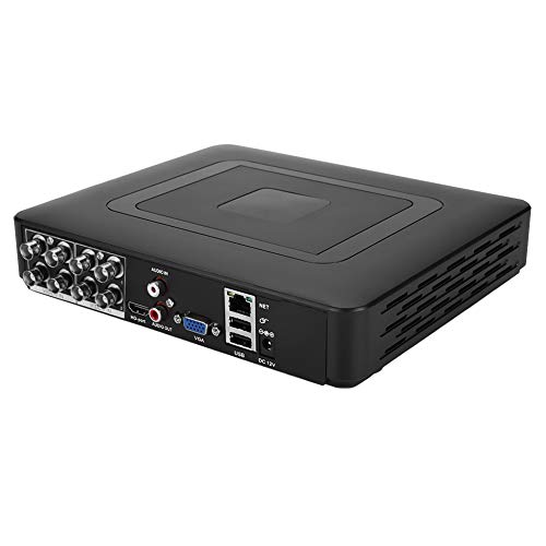 Registratore Video 8 Canali AHD/CVI/TVI/Analogico/IP – DVR/NVR 5-in-1 per Sorveglianza CCTV, Supporto Risoluzione HD, Alimentazione 100-240 V, Registrazione in Tempo Reale