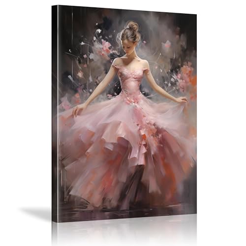 Toile de ballet rose pour inspirer les rêves de danse des filles
