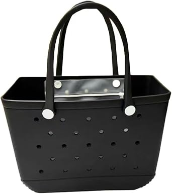 Oversized Beach Tote Bag, Extra Large Rubber Waterproof Sandproof Bag, Washable Durable Travel Tote for Pool