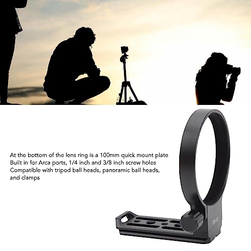 Anillo de asiento de trípode de lente para montaje estable en rótula de bola con CNC 2