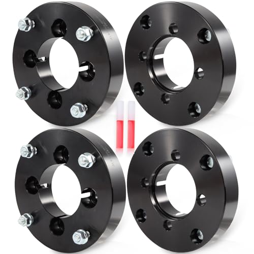ECCPP 4PCS change bolt pattern from 4x110 to 4x156 Wheel Adapters Conversion 1.5 inch 4 lug Fit for Yamaha Wolverine 450 2006-2010 for Yamaha Kodiak 450 2003-2004 with Studs 3/8 Centric Bore 90mm-4PCS
