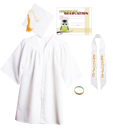 Jostens Graduation Cap And Gown Package Large White