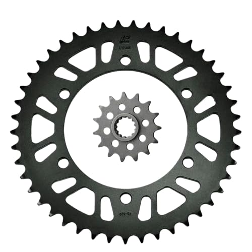 LOPOR 520 CNC 15T 45T vorderen Heckradkettenradkompatibel mit 660 Motorcycles xt660r Super Motard 04-15 XTZ660Z Tenere 08-15 XT660 XT(15T 45T)