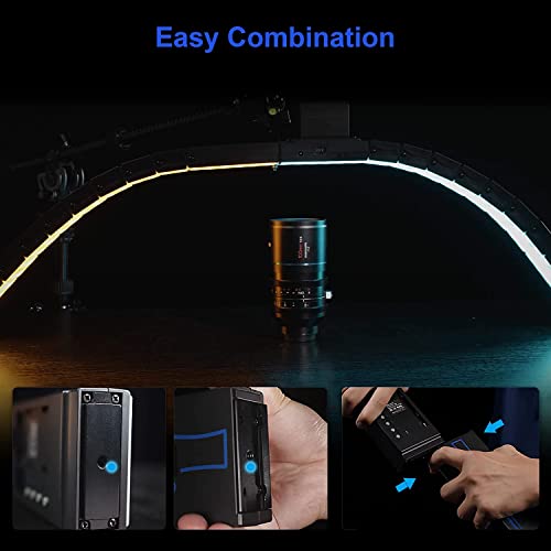 Éclairage Vidéo LED RVB SIRUI Pliable HSI CCT Batterie DC