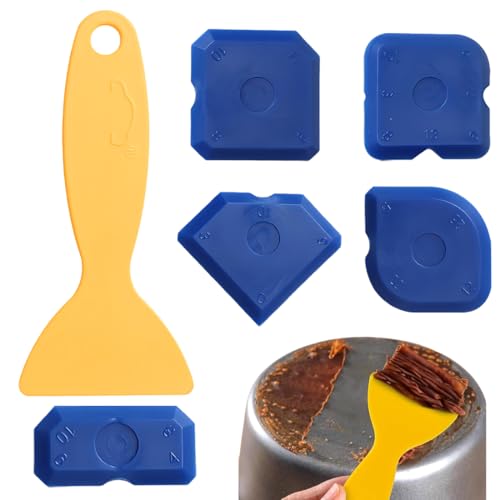 KEPYATI Lot de 6 pièces pour le lissage des joints - Joints parfaits grâce à des bords très droits - Boutons spéciaux pour un levage facile - Idéal pour...