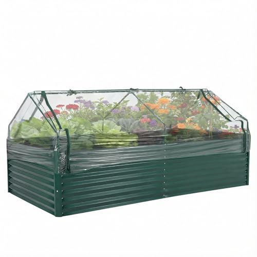 ActiveTrail Raised Garden Bed with Cover and Greenhouse