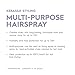 KERASILK Multi-Purpose Hairspray | Creates Long-Lasting Touchable Hold | Finishes & Locks in Hairstyles | Quick Drying | With Heat Protection & Humidity Protection | 300ml