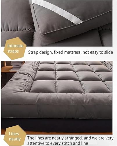 Materasso futon giapponese, materasso da pavimento per letto singolo, matrimoniale, king size, portatile, per letto degli ospiti, dormitorio, campeggio