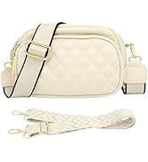 Lishang Crossbody Bag Damen Breiter Gurt Leder Umhängetasche Brusttasche Damen Handtasche Moderne...