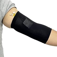 Arm PICC Line Sleeve Protector, Elbow Breathable Cast Nursing Cast Cover Supplies for Arm Circumference 7.5"-8.6", Black XS