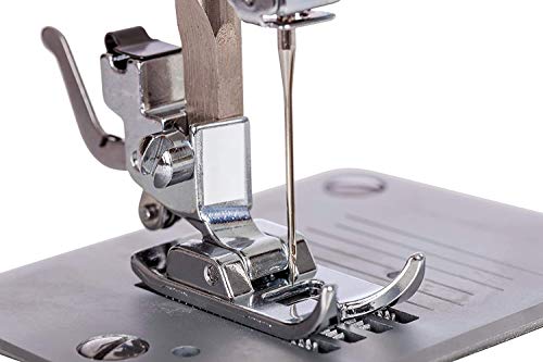 Fbshicung 9Pcs Sewing Machine Feet Set Includes 3pcs Narrow Rolled Hem Presser Feet,3Pcs Rolled Hem Pressure Foot,Zig Zag Presser Foot,Adjustable Guide Foot, Bias Binder Foot for Brother Singer Janome - Thumbnail 6