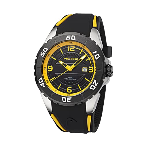 Preisvergleich Produktbild HEAD Unisex Analog Quarz Uhr mit Silikon Armband H800511