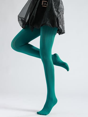 Image of Sahabowi Women Tights, Sheer High Waist Pantyhose, Vintage Control Top Stockings, Siwa7