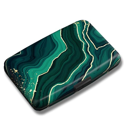 Maicican Credit Card Holder, Mini RFID Blocking Aluminum Wallet