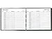 National 57802 Visitor Register Book Black Hardcover 128 Pages 8 1/2 x 9 7/8