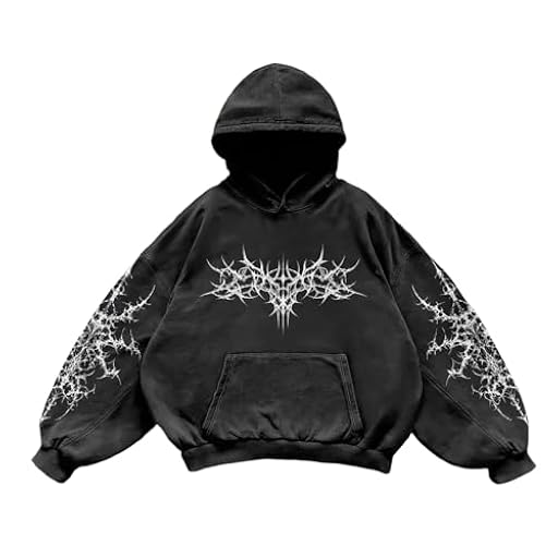 Zanisouta Sudadera con capucha para hombre con estampado de anime, estilo vintage, Harajuku, de manga larga, estilo Y2K, ropa casual deportiva, tendencia, camiseta de moda, O blanco., M | Ya disponible en tu tienda friki favorita! En mundofriki.es!